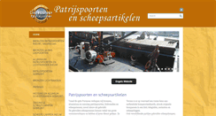 Desktop Screenshot of patrijspoorten.nl