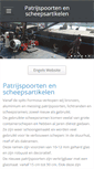 Mobile Screenshot of patrijspoorten.nl
